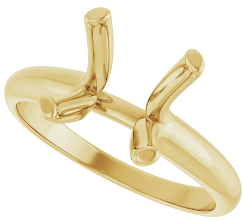 Sužadėtuvių Žiedas „Solitaire“ 14k yellow gold Square 7.5mm (5)