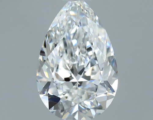 0.5 carat E-VS1 Natūralus Pear Deimantas (1)