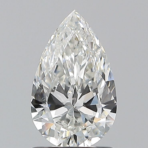 1.01 carat G-SI1 Natūralus Pear Deimantas (1)