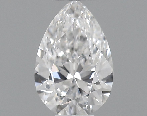 0.28 carat D-VVS2 Natūralus Pear Deimantas (1)