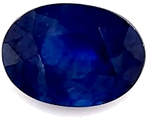 0.69 carat BLUE Oval Safyras (1)