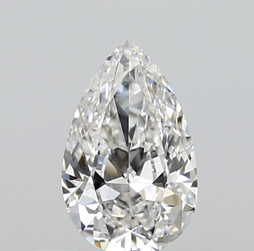 0.37 carat F-VVS1 Natūralus Pear Deimantas (1)