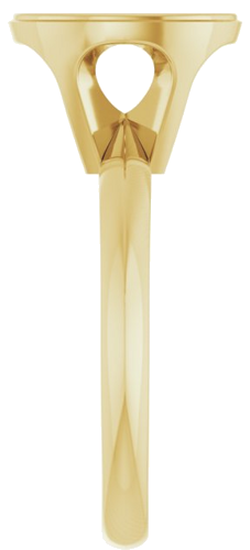 Sužadėtuvių Žiedas „Solitaire“ 585 Geltonojo Aukso Oval 10mm x 8mm (4)