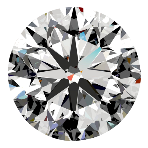 0.4 carat F-VS1 Very Good cut Natūralus Round Deimantas (1)