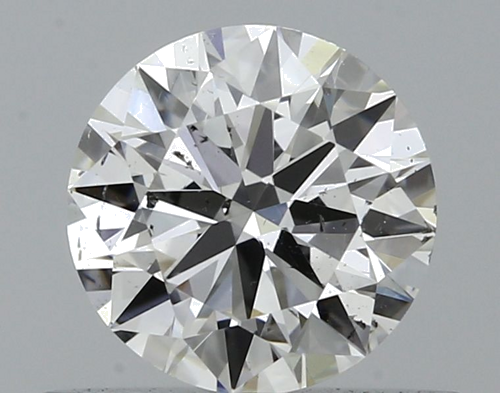 0.5 carat F-SI2 Very Good cut Natūralus Round Deimantas (1)