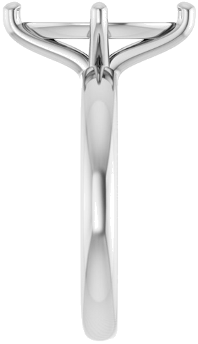 Sužadėtuvių Žiedas 14k white gold Marquise 12mm x 6mm (4)