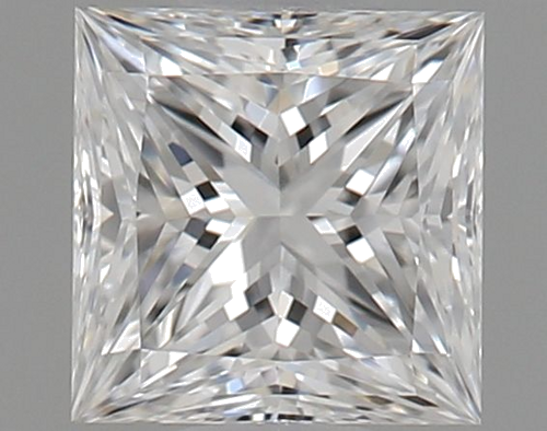 0.43 carat D-VVS2 Natūralus Princess Deimantas (1)