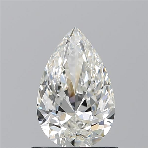 0.92 carat H-SI1 Natūralus Pear Deimantas (1)