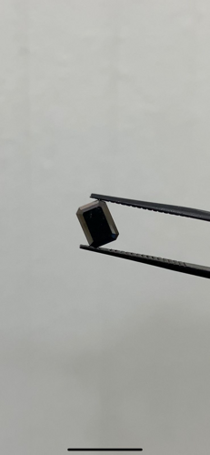 1.12 carat Fancy Black-VVS2 Natūralus Emerald Deimantas (1)