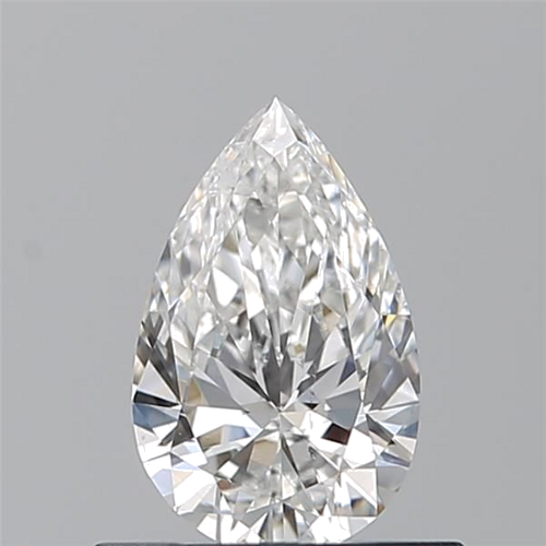 0.54 carat F-SI1 Natūralus Pear Deimantas (1)