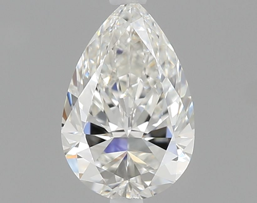 0.5 carat G-VS2 Natūralus Pear Deimantas (1)