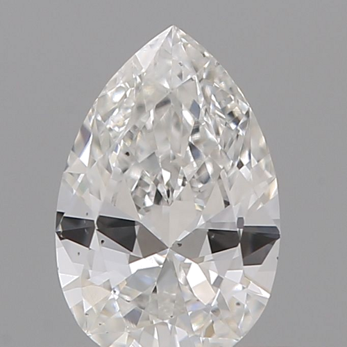 0.49 carat E-VS2 Natūralus Pear Deimantas (1)