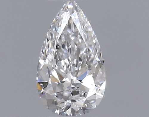 0.33 carat D-IF Natūralus Pear Deimantas (1)