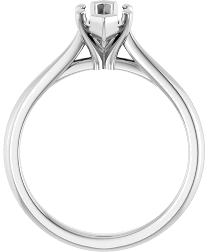 Sužadėtuvių Žiedas 14k white gold Marquise 10mm x 5mm (2)