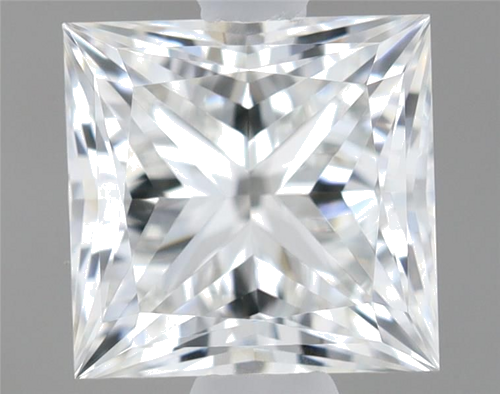 0.9 carat H-VVS2 Natūralus Princess Deimantas (1)