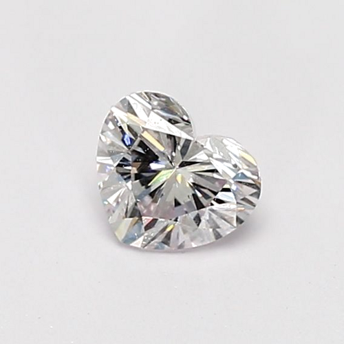 0.54 carat Faint  Pink-SI1 Natūralus Heart Deimantas (1)