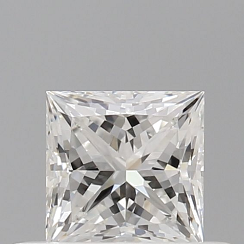 0.43 carat F-VVS1 Natūralus Princess Deimantas (1)