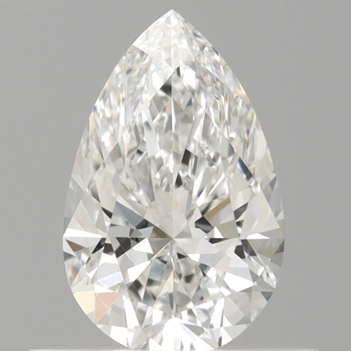 0.51 carat E-VVS1 Natūralus Pear Deimantas (1)