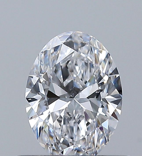 0.5 carat D-VS2 Natūralus Oval Deimantas (1)