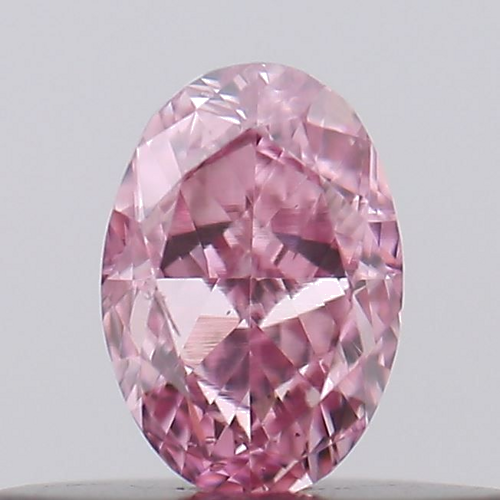 0.3 carat Fancy Intense Pink-SI1 Natūralus Oval Deimantas (1)