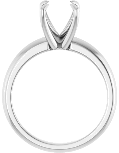 Sužadėtuvių Žiedas „Claw-Prong Solitaire“ 950 Platinos Round 8mm (2)