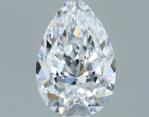 0.54 carat D-VS2 Natūralus Pear Deimantas (1)