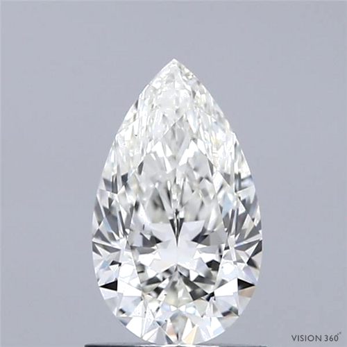 1.09 carat J-VS2 Natūralus Pear Deimantas (1)