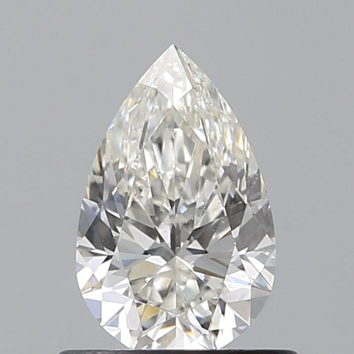 0.65 carat H-SI1 Natūralus Pear Deimantas (1)