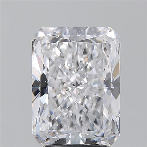 3.02 carat D-SI1 Natūralus Radiant Deimantas (1)