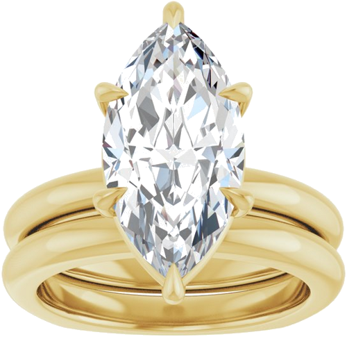 Sužadėtuvių Žiedas „Claw-Prong Euro Shank“ 14k yellow gold Marquise 16mm x 8mm (8)