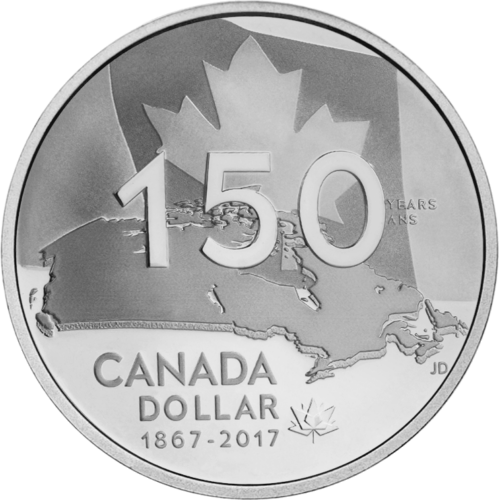 2017 Canada Our Home and Native Land 1 dollar silver coin (1)