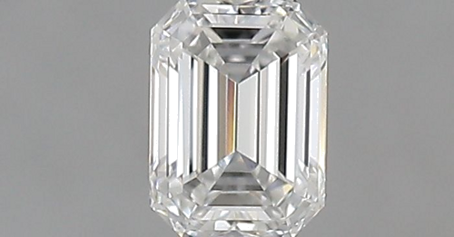 0.38 carat F-VVS2 Natūralus Emerald Deimantas (1)