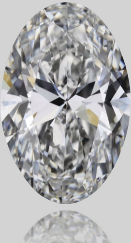 0.4 carat E-SI1 Natūralus Oval Deimantas (1)