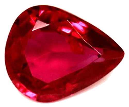 0.54 carat RED Pear Rubinas (1)