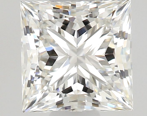 0.5 carat H-VVS2 Natūralus Princess Deimantas (1)