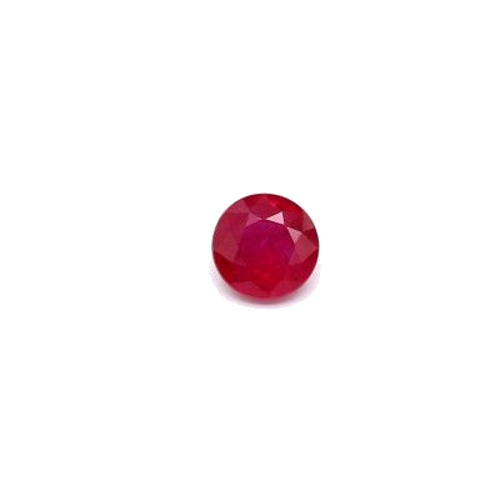 0.35 carat RED BRILLIANTSTEP cut Round Rubinas (1)