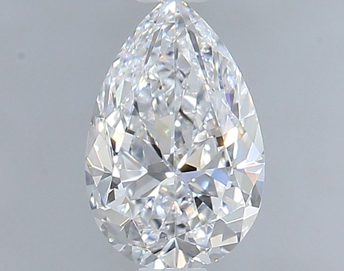 0.5 carat D-VS1 Natūralus Pear Deimantas (1)