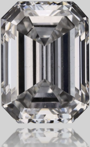 0.4 carat D-SI1 Natūralus Emerald Deimantas (1)