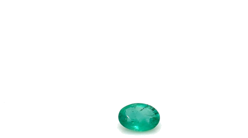 0.67 carat GREEN Oval Smaragdas (1)
