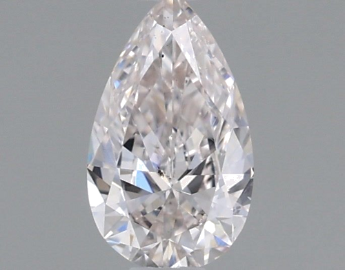 0.32 carat Very Light Pinkish Brown-SI1 Natūralus Pear Deimantas (1)