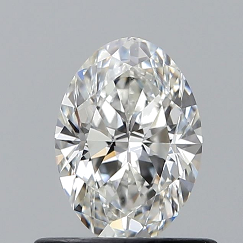 0.6 carat G-VS2 Natūralus Oval Deimantas (1)