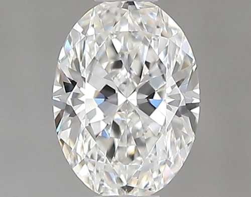 0.4 carat F-VVS2 Natūralus Oval Deimantas (1)