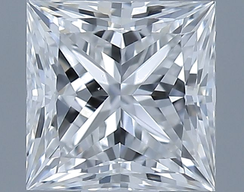 0.51 carat F-VS2 Natūralus Princess Deimantas (1)