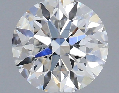 0.64 carat F-SI1 Excellent cut Natūralus Round Deimantas (1)