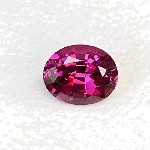 3.84 carat PINK Oval Garnet (1)