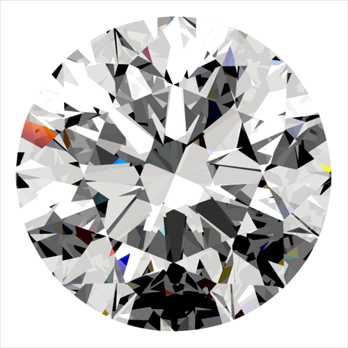 0.4 carat F-VVS1 Excellent cut Natūralus Round Deimantas (1)