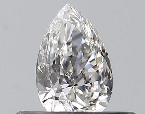 0.31 carat I-VVS2 Natūralus Pear Deimantas (1)