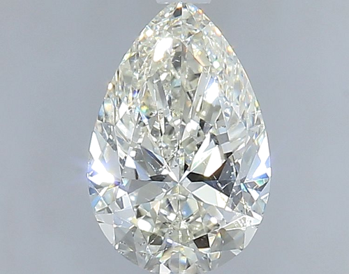 1.0 carat K-SI2 Natūralus Pear Deimantas (1)