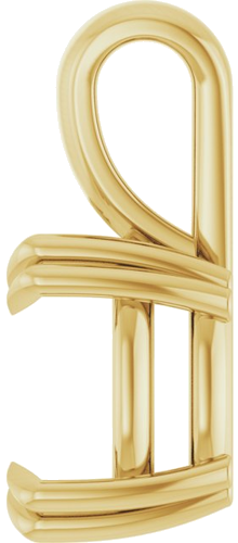 Pakabukas „Double Claw-Prong Solitaire“ 14k yellow gold Cushion 10mm (3)