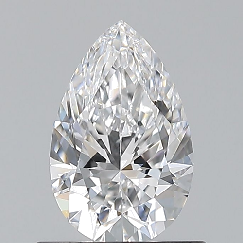 0.7 carat D-VS1 Natūralus Pear Deimantas (1)